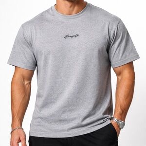 YoungLA Classic Gray Short Sleeve Tee